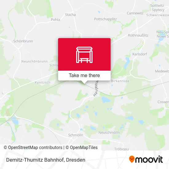 Карта Demitz-Thumitz Bahnhof