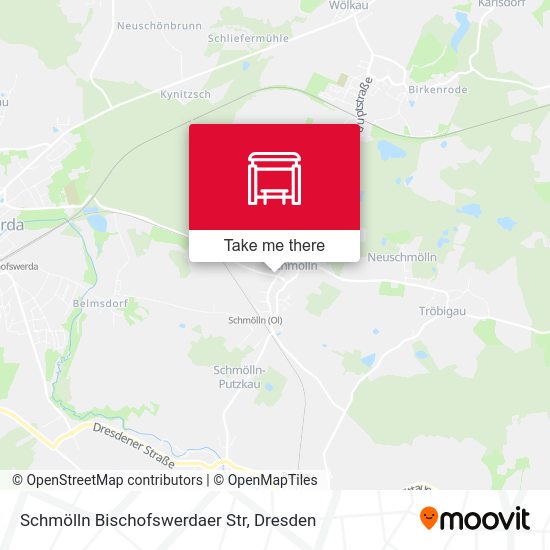 Карта Schmölln Bischofswerdaer Str