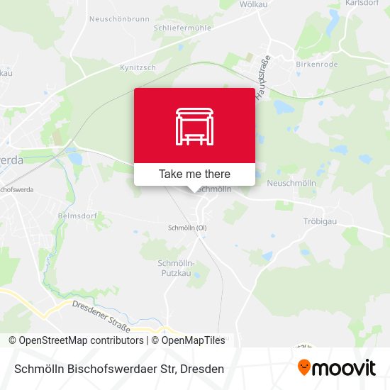 Карта Schmölln Bischofswerdaer Str