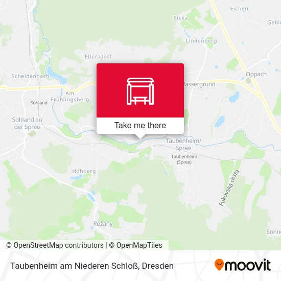 Карта Taubenheim am Niederen Schloß