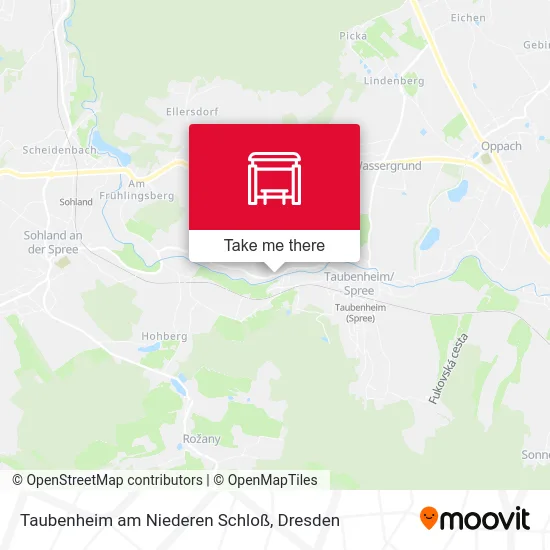 Карта Taubenheim am Niederen Schloß
