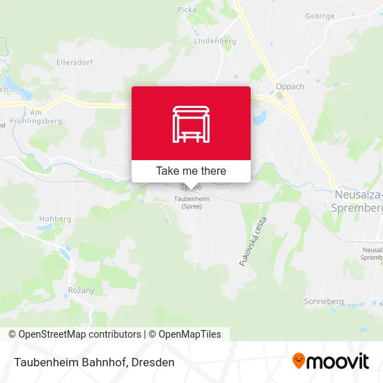 Карта Taubenheim Bahnhof