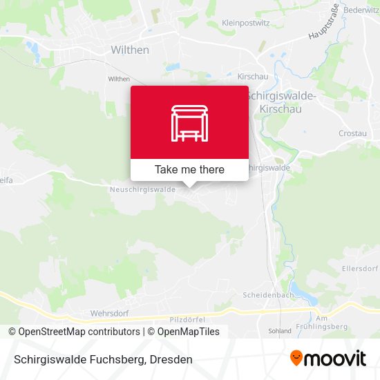 Карта Schirgiswalde Fuchsberg