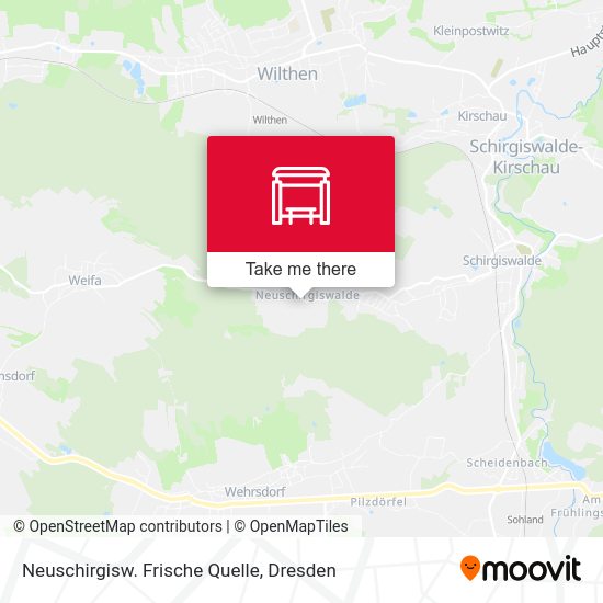 Карта Neuschirgisw. Frische Quelle