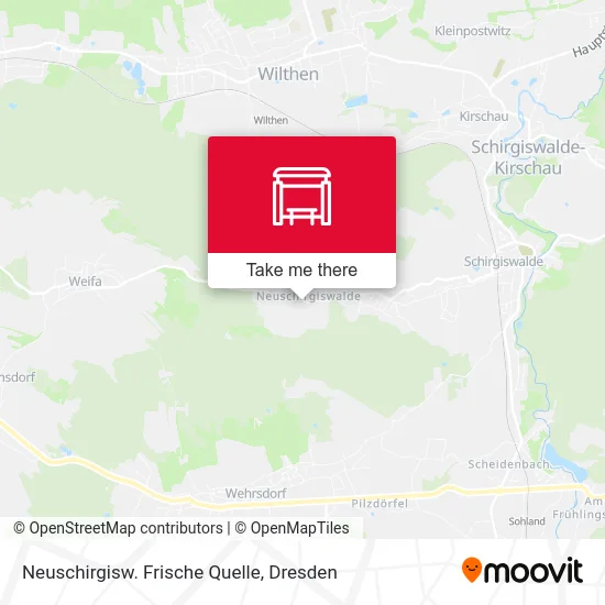 Карта Neuschirgisw. Frische Quelle