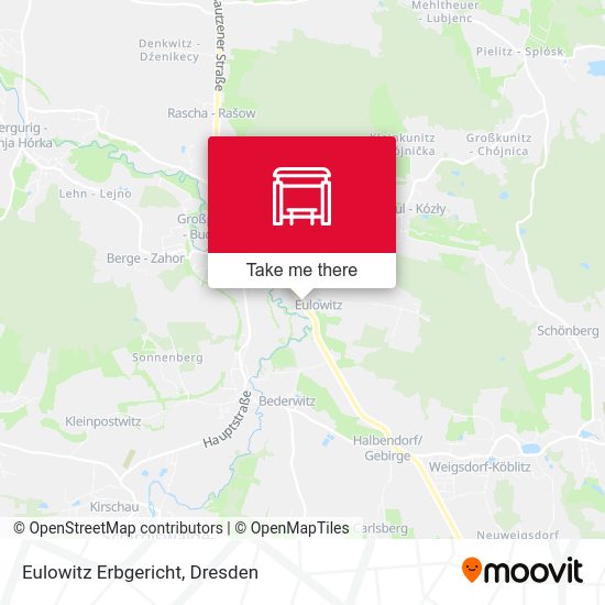 Карта Eulowitz Erbgericht