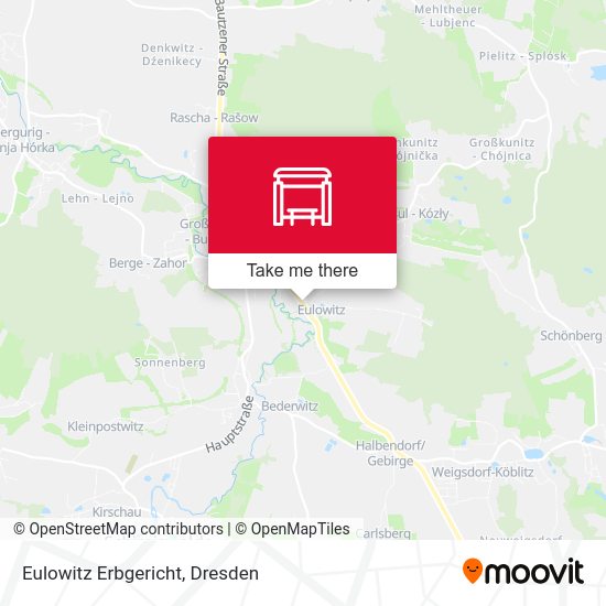 Карта Eulowitz Erbgericht