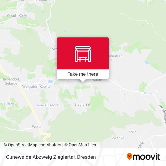 Карта Cunewalde Abzweig Zieglertal