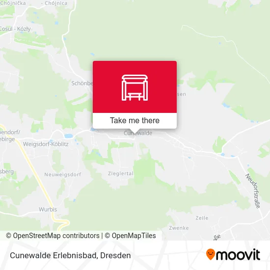 Карта Cunewalde Erlebnisbad