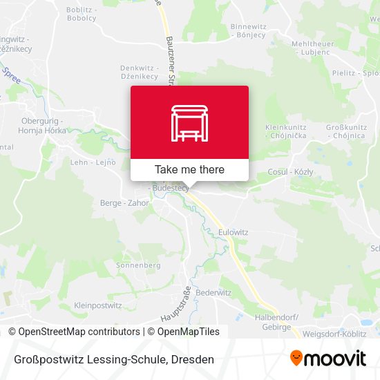 Карта Großpostwitz Lessing-Schule