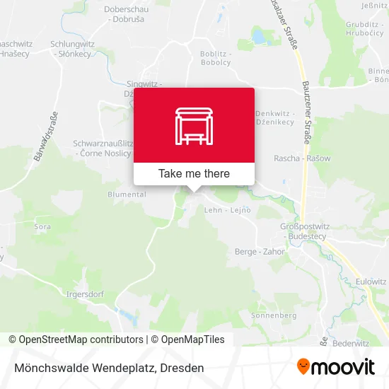Карта Mönchswalde Wendeplatz