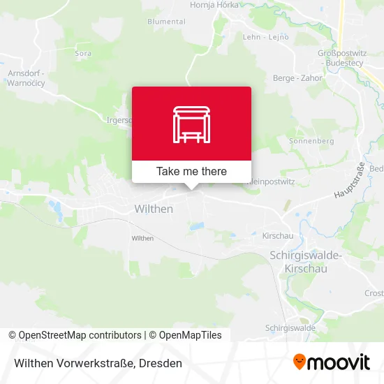 Карта Wilthen Vorwerkstraße