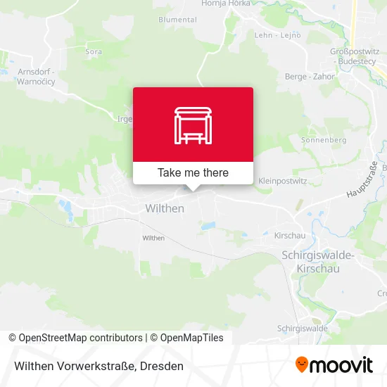 Карта Wilthen Vorwerkstraße