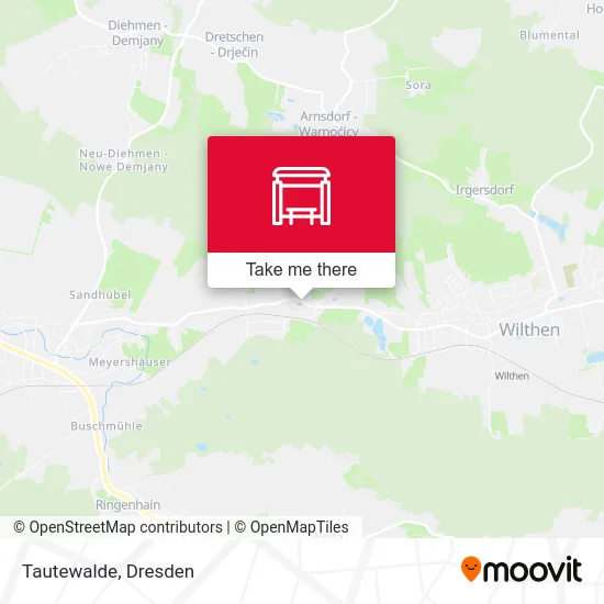 Карта Tautewalde