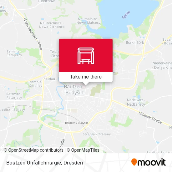 Карта Bautzen Unfallchirurgie
