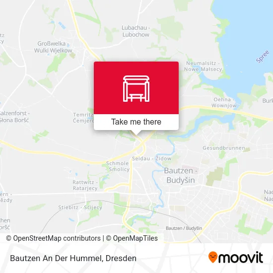 Карта Bautzen An Der Hummel