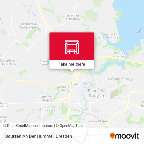 Карта Bautzen An Der Hummel
