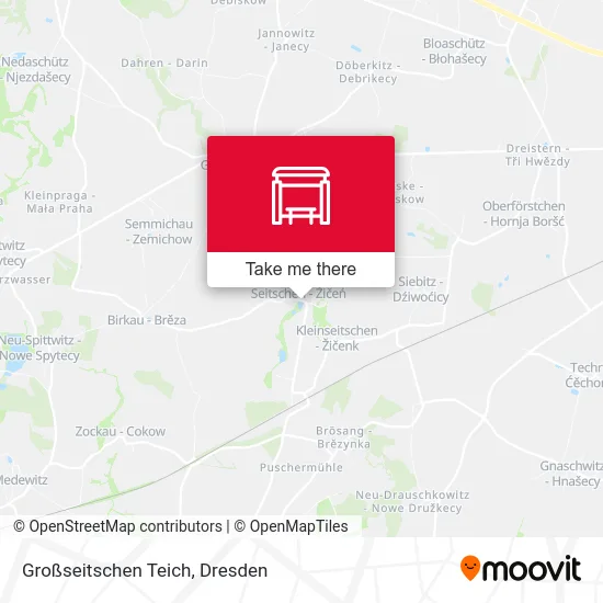 Карта Großseitschen Teich