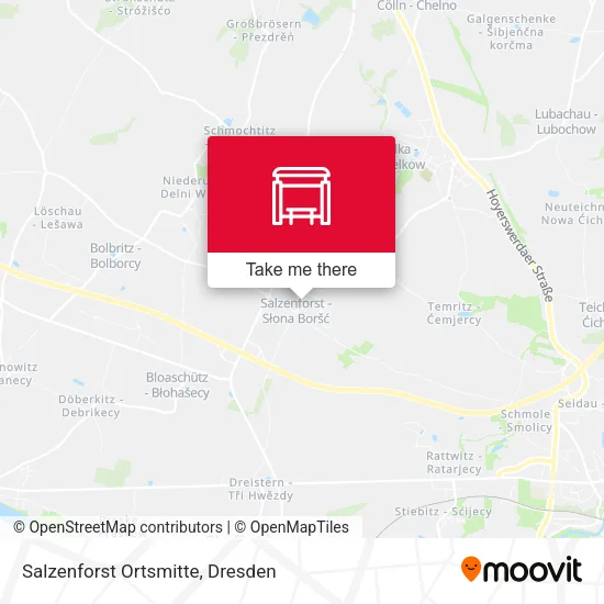 Карта Salzenforst Ortsmitte