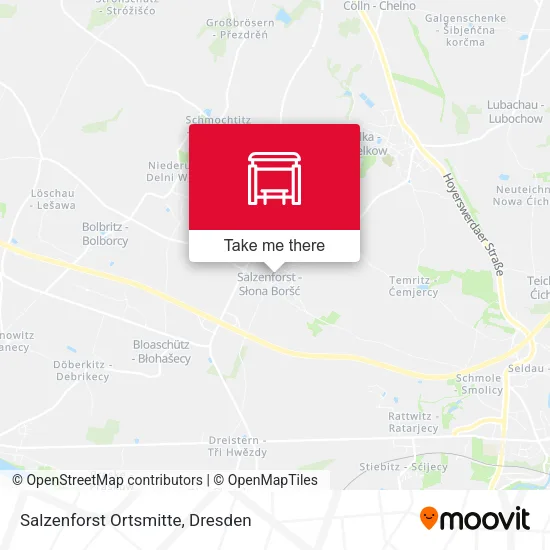 Карта Salzenforst Ortsmitte
