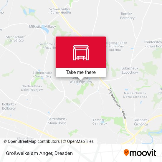 Карта Großwelka am Anger