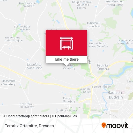 Карта Temritz Ortsmitte