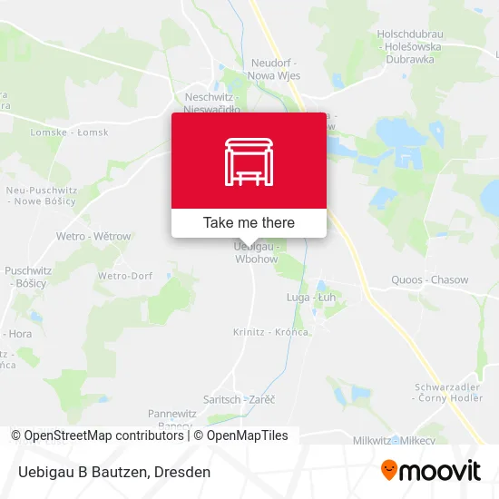 Карта Uebigau B Bautzen