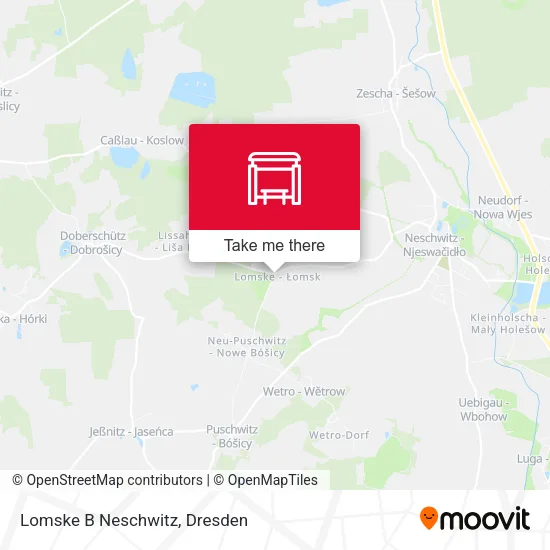 Карта Lomske B Neschwitz