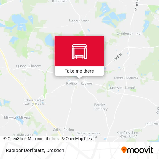 Карта Radibor Dorfplatz