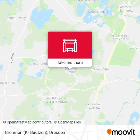Карта Brehmen (Kr Bautzen)