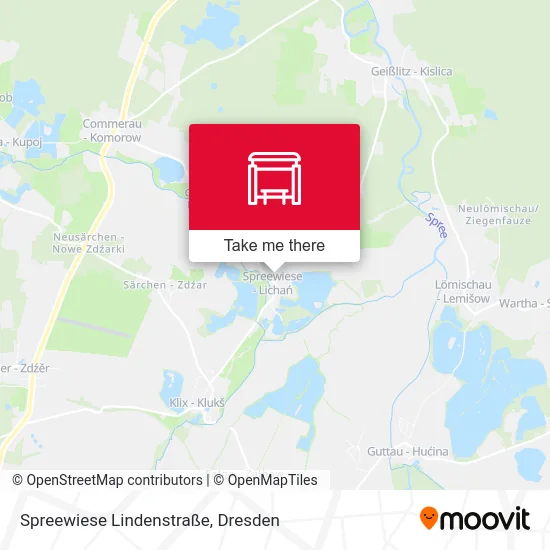 Карта Spreewiese Lindenstraße