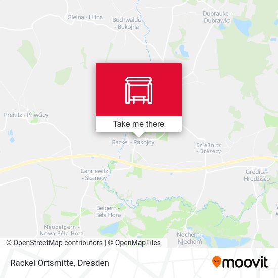 Карта Rackel Ortsmitte