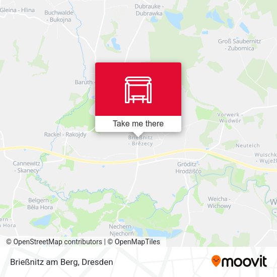 Карта Brießnitz am Berg