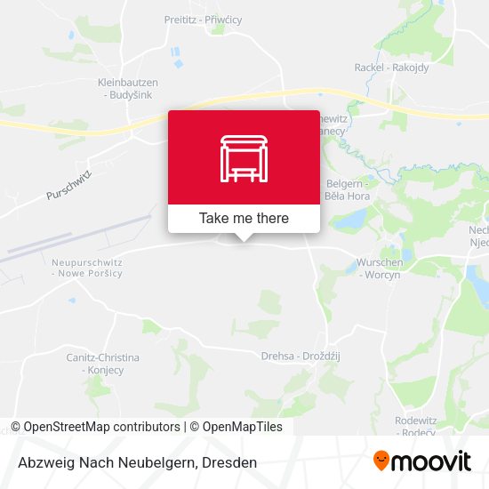 Карта Abzweig Nach Neubelgern