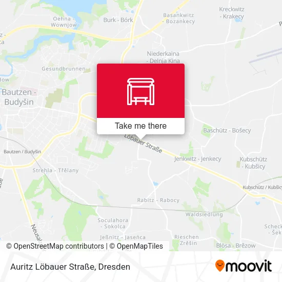 Карта Auritz Löbauer Straße