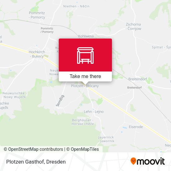 Карта Plotzen Gasthof