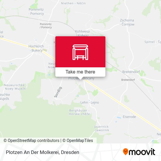 Карта Plotzen An Der Molkerei