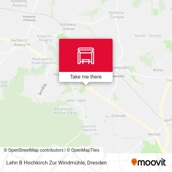 Карта Lehn B Hochkirch Zur Windmühle