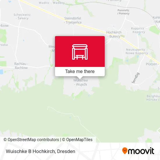 Карта Wuischke B Hochkirch
