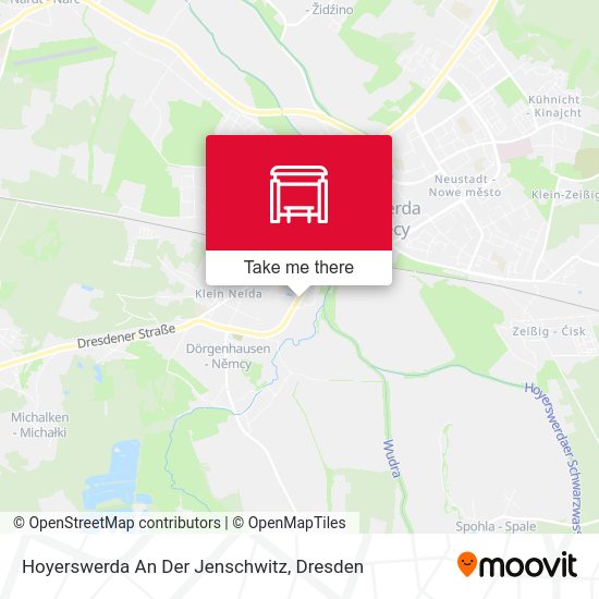 Карта Hoyerswerda An Der Jenschwitz