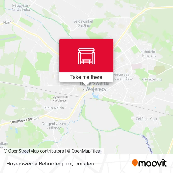 Карта Hoyerswerda Behördenpark