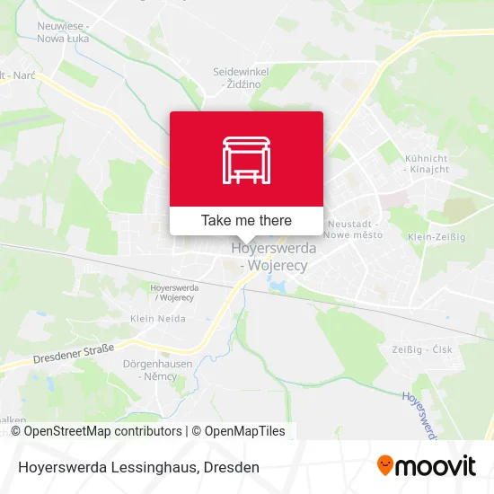 Карта Hoyerswerda Lessinghaus