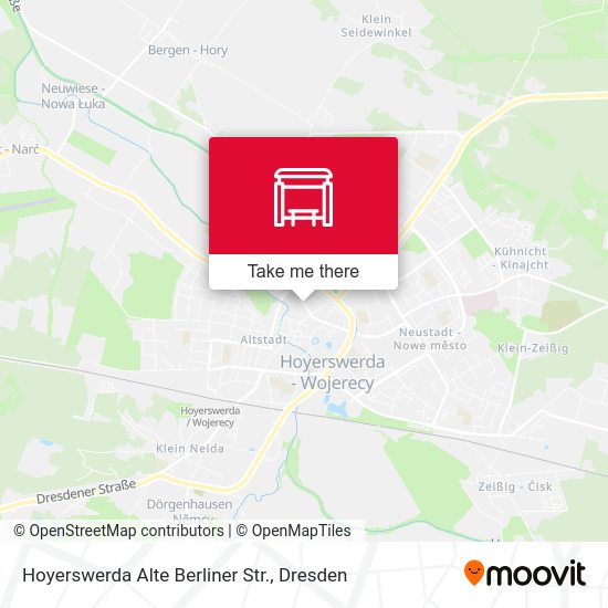 Карта Hoyerswerda Alte Berliner Str.