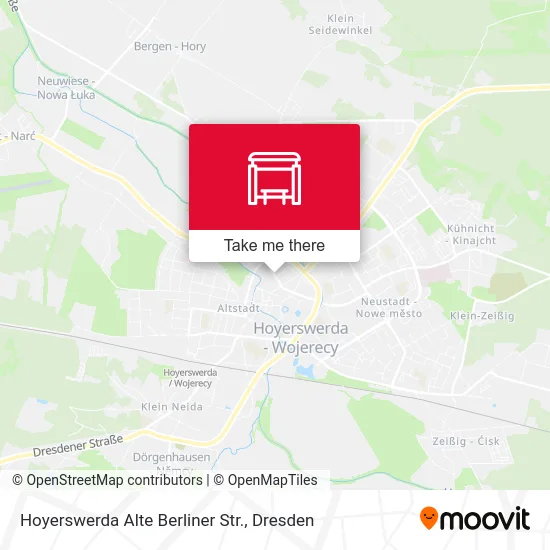 Карта Hoyerswerda Alte Berliner Str.