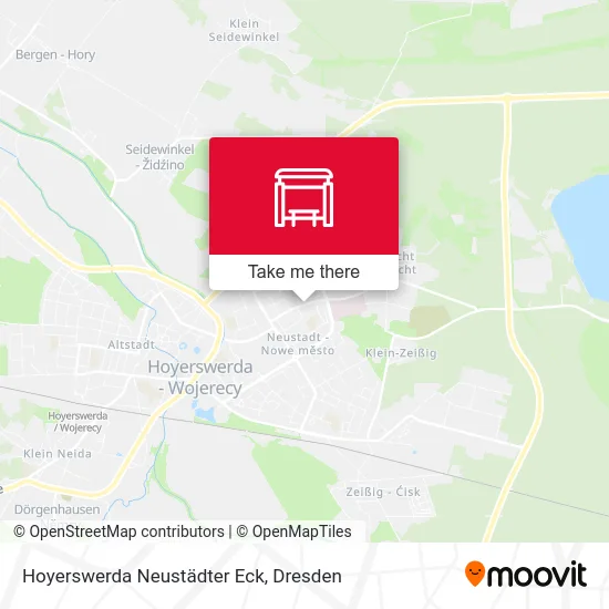 Карта Hoyerswerda Neustädter Eck