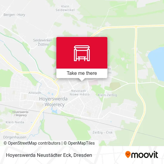 Карта Hoyerswerda Neustädter Eck