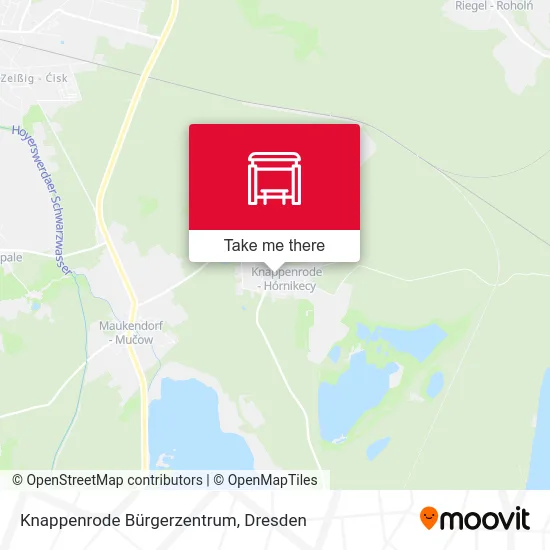 Карта Knappenrode Bürgerzentrum