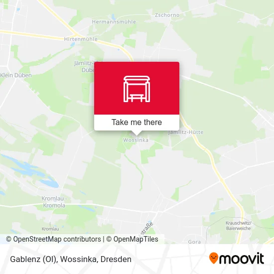 Карта Gablenz (Ol), Wossinka