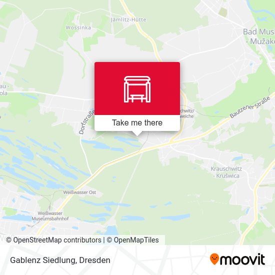 Карта Gablenz Siedlung