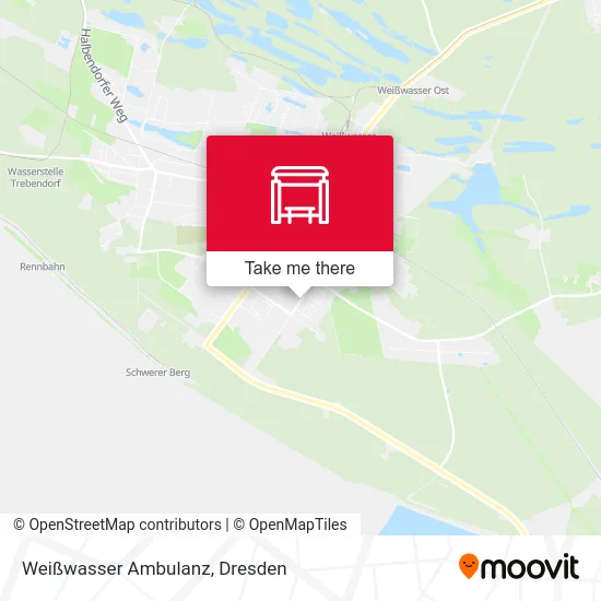 Карта Weißwasser Ambulanz